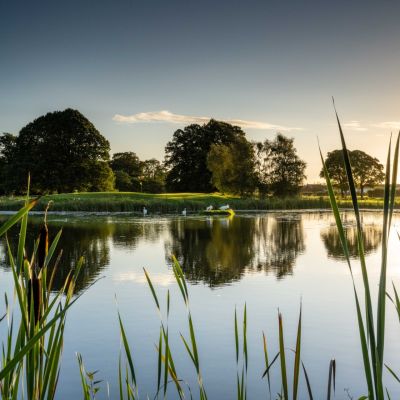 Galgorm Castle 2021 Sept 3 green from 15 swans 3 7482